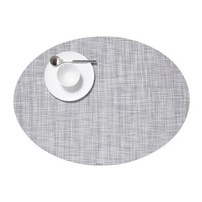 product image for mini basketweave oval placemat by chilewich 100130 002 15 29