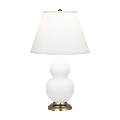 product image for matte lily glazed ceramic double gourd accent lamp by robert abbey ra mly14 2 0