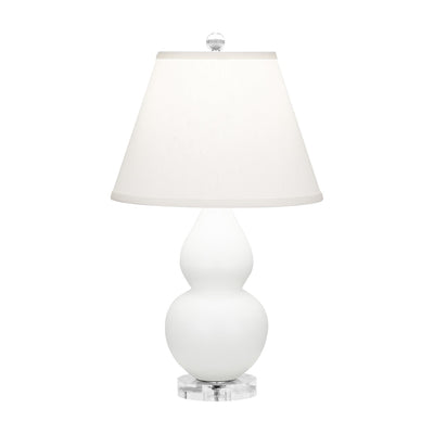 product image for matte lily glazed ceramic double gourd accent lamp by robert abbey ra mly14 8 38