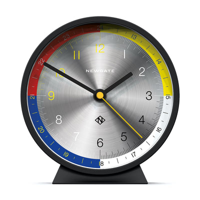 product image for mantel in cave black and spun aluminum dial design by newgate 1 83