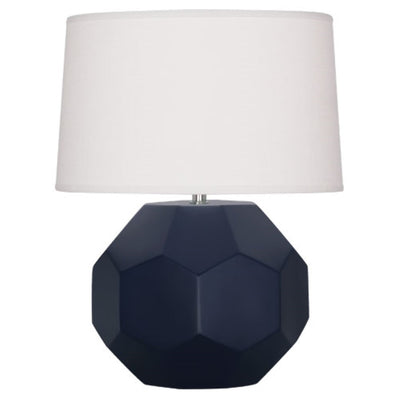 product image of matte midnight blue franklin table lamp by robert abbey ra mmb01 1 57