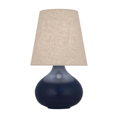 product image for matte midnight blue june accent lamp by robert abbey ra mmb91 1 28
