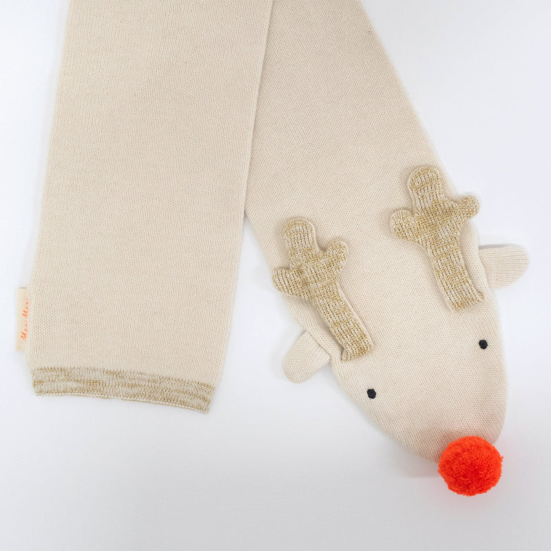 media image for knitted reindeer scarf by meri meri mm 180001 1 223