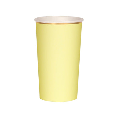 product image for pale yellow partyware by meri meri mm 181441 7 3