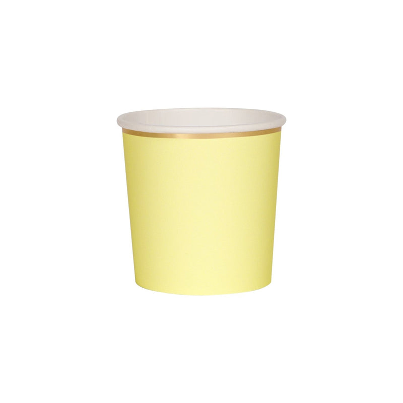 media image for pale yellow partyware by meri meri mm 181441 6 293