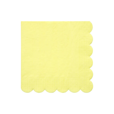 product image for pale yellow partyware by meri meri mm 181441 5 72