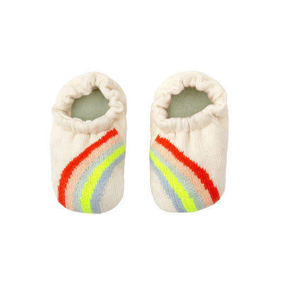 product image of rainbow baby booties by meri meri mm 186577 1 521