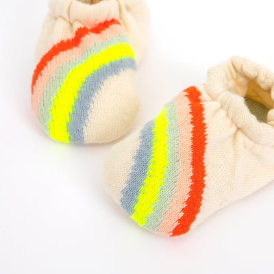 product image for rainbow baby booties by meri meri mm 186577 2 33