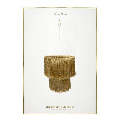 product image for gold tinsel chandelier by meri meri mm 199111 3 74