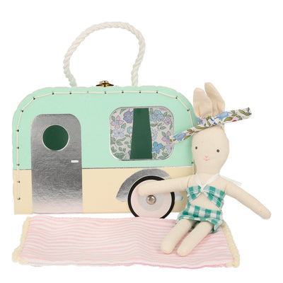 product image of caravan bunny mini suitcase doll by meri meri mm 205642 1 566