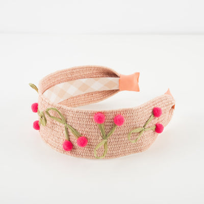 product image for raffia headband cherries by meri meri mm 223164 1 88