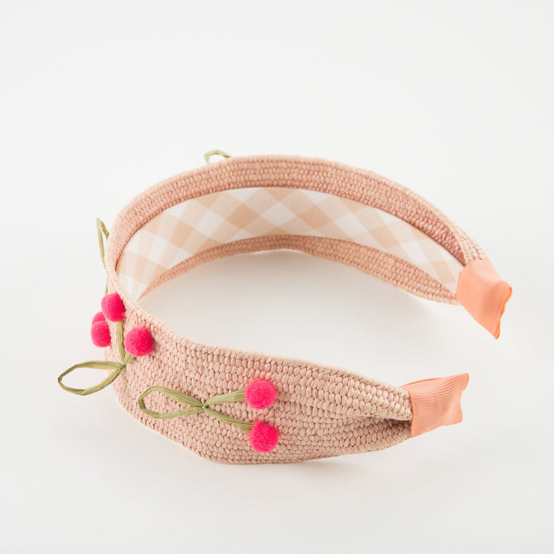 media image for raffia headband cherries by meri meri mm 223164 3 275