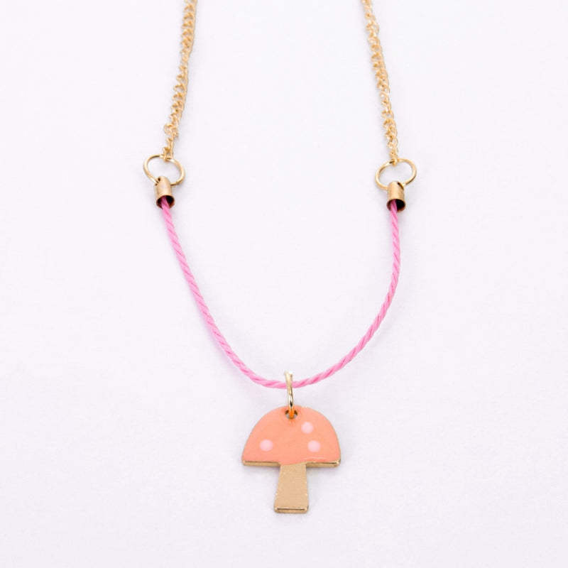 media image for enamel mushroom necklace by meri meri mm 223236 1 249