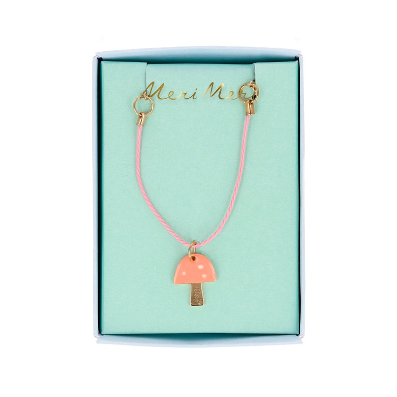 media image for enamel mushroom necklace by meri meri mm 223236 2 223