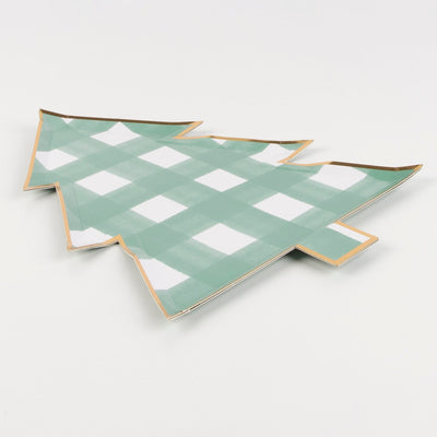 product image for green gingham partyware by meri meri mm 225288 5 16