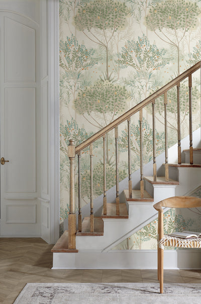 product image for Orchard Wallpaper in Beige from the Mediterranean Collection by York Wallcoverings 46