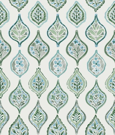 product image for Marketplace Motif Wallpaper in Pale Grey/Green from the Mediterranean Collection by York Wallcoverings 7