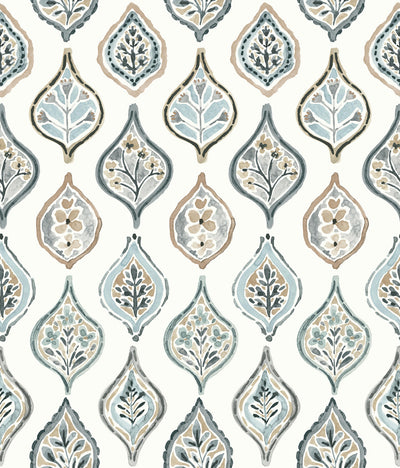 product image for Marketplace Motif Wallpaper in White/Neutral/Beige from the Mediterranean Collection by York Wallcoverings 58