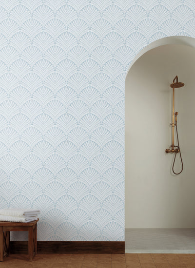 product image for Beachcomber Wallpaper in Blue/White from the Mediterranean Collection by York Wallcoverings 8