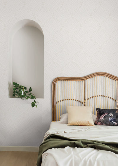 product image for Beachcomber Wallpaper in Off White/White from the Mediterranean Collection by York Wallcoverings 68