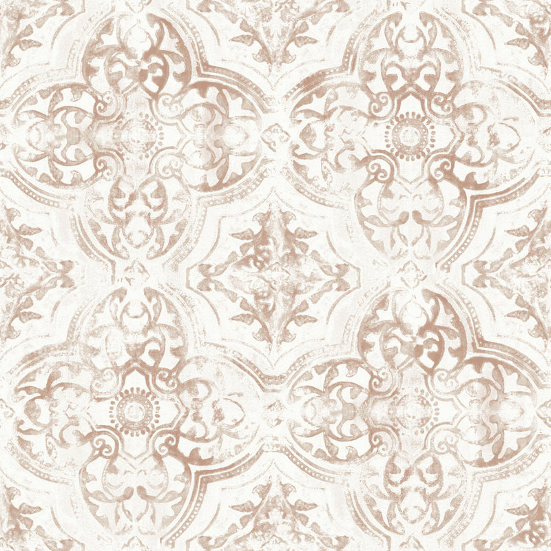 media image for Quartet Wallpaper in Off White/Tan from the Mediterranean Collection by York Wallcoverings 284