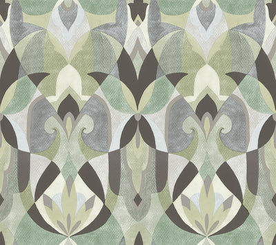 product image for Malta Wallpaper in Green from the Mediterranean Collection by York Wallcoverings 41