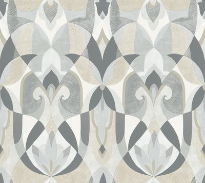 product image of Malta Wallpaper in Neutral/Glint from the Mediterranean Collection by York Wallcoverings 53