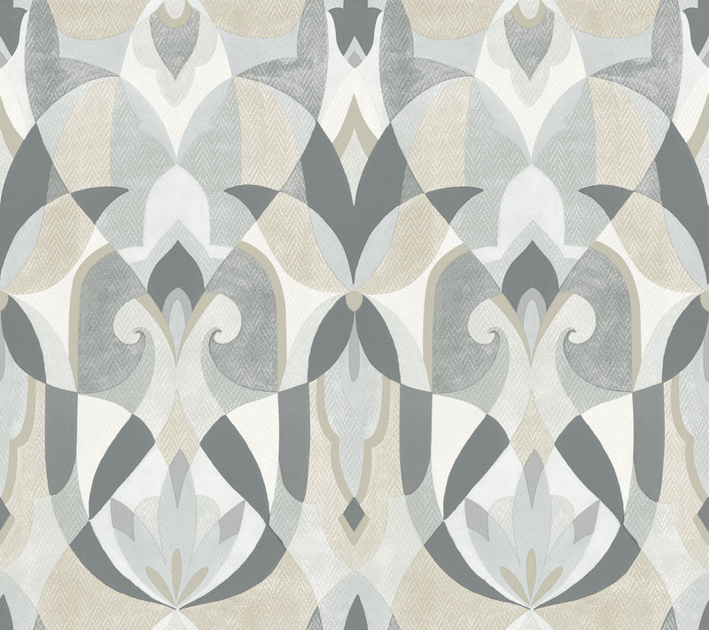 media image for Malta Wallpaper in Neutral/Glint from the Mediterranean Collection by York Wallcoverings 254