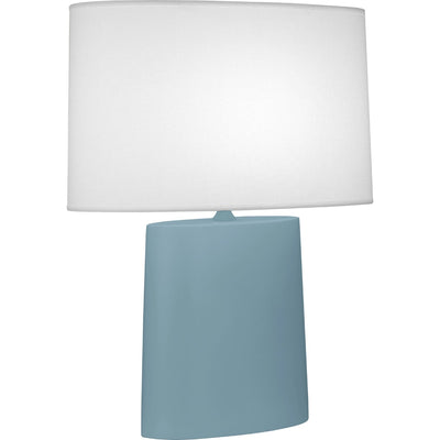 product image of matte steel blue victor table lamp by robert abbey ra mob03 1 557