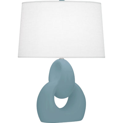 product image of matte steel blue fusion table lamp by robert abbey ra mob81 1 524