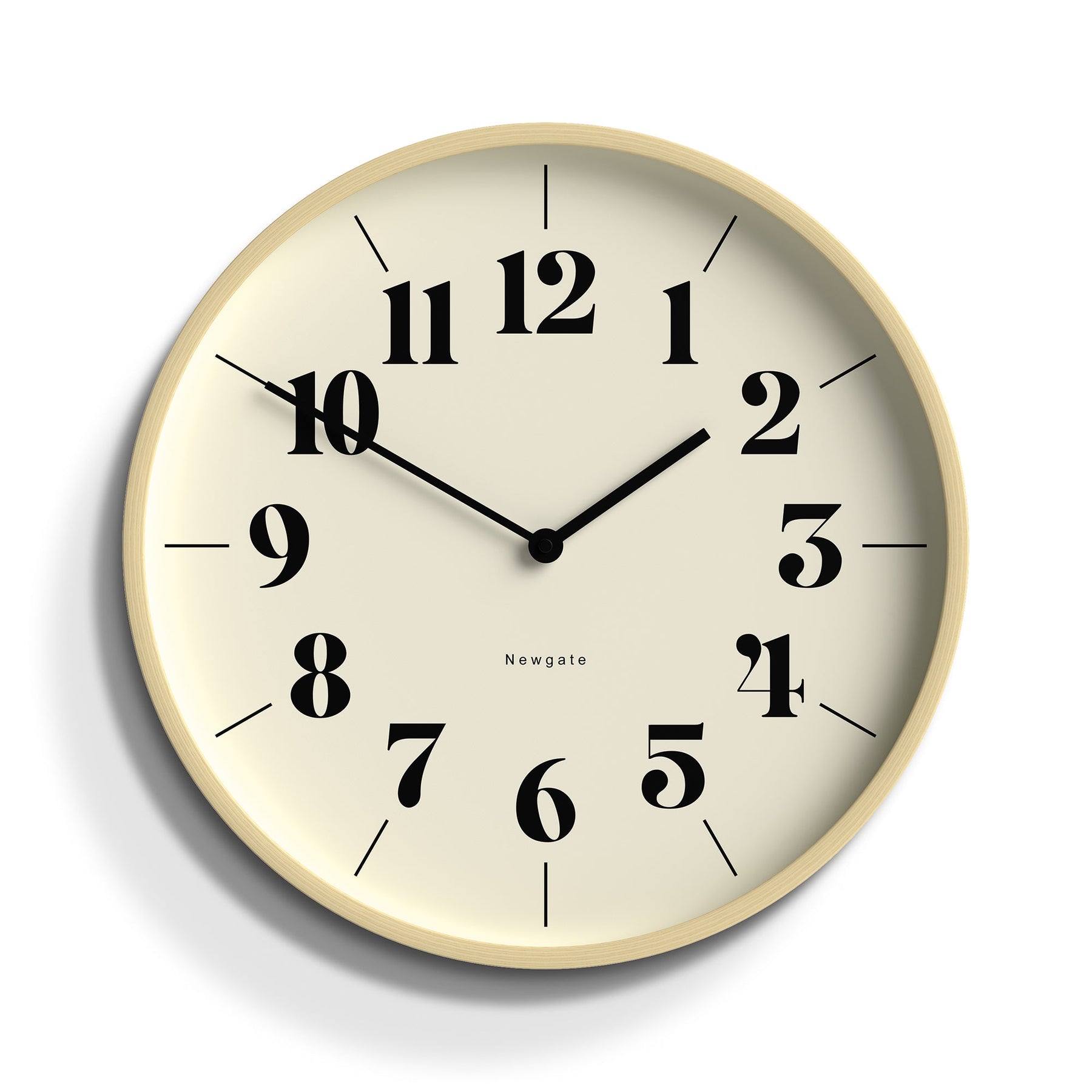 Shop Mr Clarke Hopscotch Dial Pale Plywood Wall Clock | Burke Decor