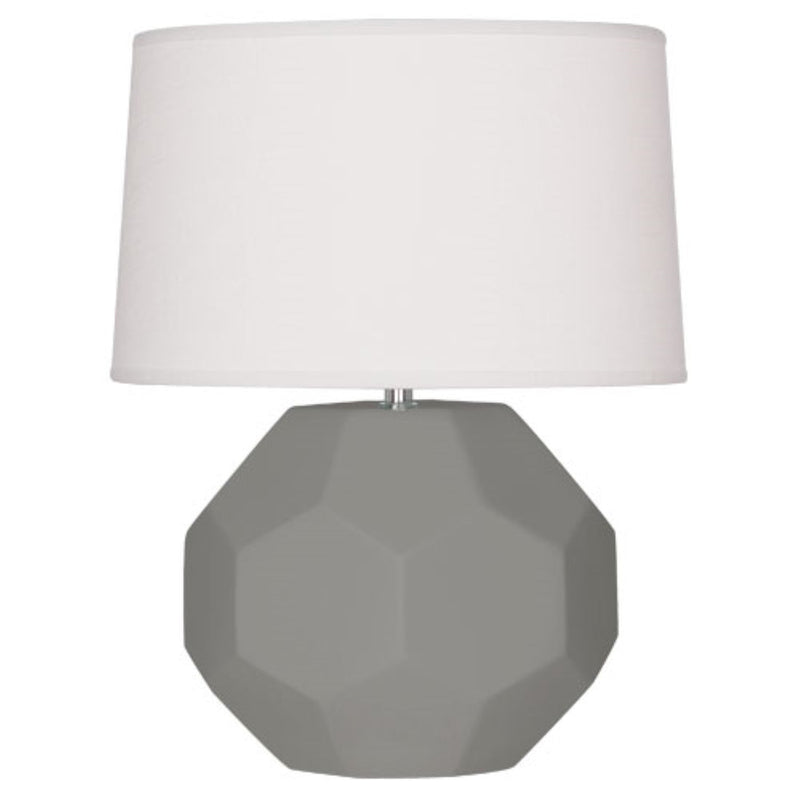 media image for matte smoky taupe franklin table lamp by robert abbey ra mst01 1 280