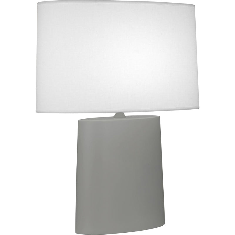 media image for matte smoky taupe victor table lamp by robert abbey ra mst03 1 231