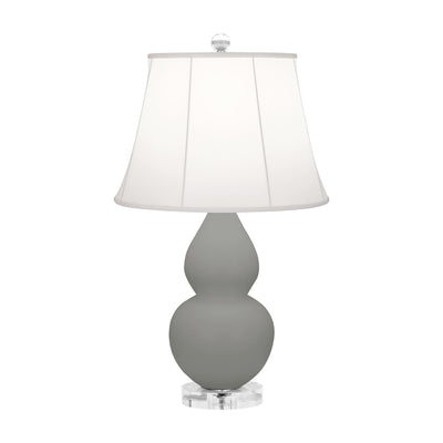 product image for matte smoky taupe glazed ceramic double gourd accent lamp by robert abbey ra mst12 4 72