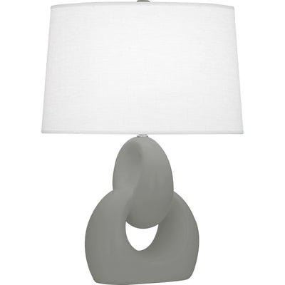 product image of matte smoky taupe fusion table lamp by robert abbey ra mst81 1 510