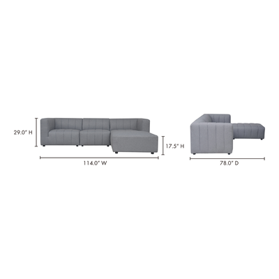 product image for lyric lounge modular sectional by bd la mhc mt 1029 15 11 75