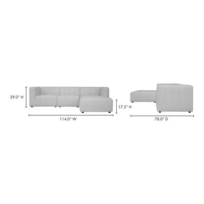 product image for lyric lounge modular sectional by bd la mhc mt 1029 15 12 0