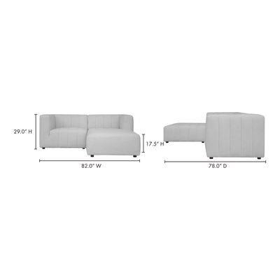 product image for lyric nook modular sectional by bd la mhc mt 1030 15 13 88