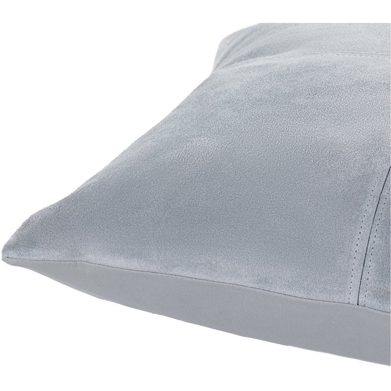 media image for Manitou MTU-003 Suede Square Pillow in Medium Gray by Surya 221