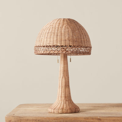 product image of rattan mushroom table lamp by woven mustl na 1 520