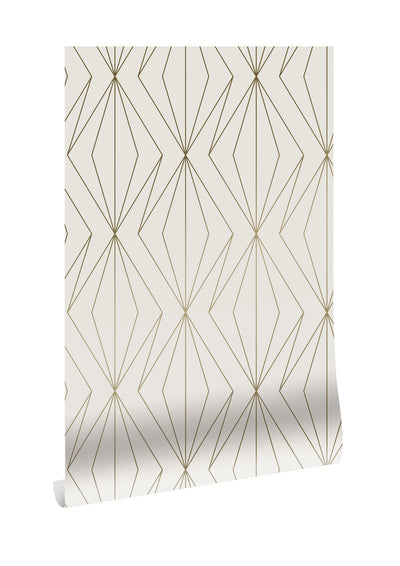 product image for Golden Lines Ivory/Gold MW-072 Wallpaper by Kek Amsterdam 25