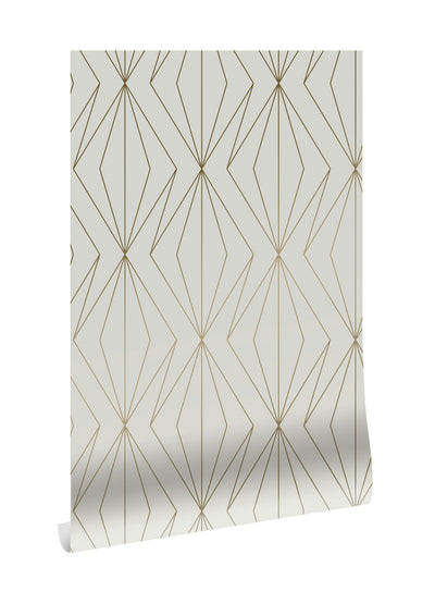 product image for Golden Lines Sand/Gold MW-073 Wallpaper by Kek Amsterdam 40