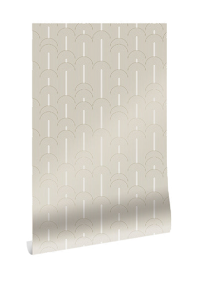 product image for Golden Lines Ivory/Gold MW-077 Wallpaper by Kek Amsterdam 92