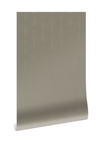 product image for Golden Lines Taupe/Gold MW-080 Wallpaper by Kek Amsterdam 5