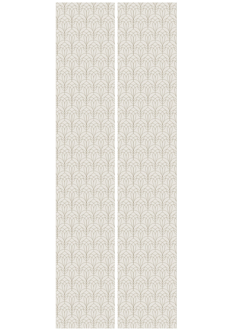 media image for Golden Lines Ivory/Gold MW-082 Wallpaper by Kek Amsterdam 266