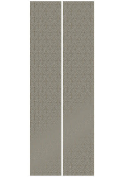 product image for Golden Lines Taupe/Gold MW-085 Wallpaper by Kek Amsterdam 59