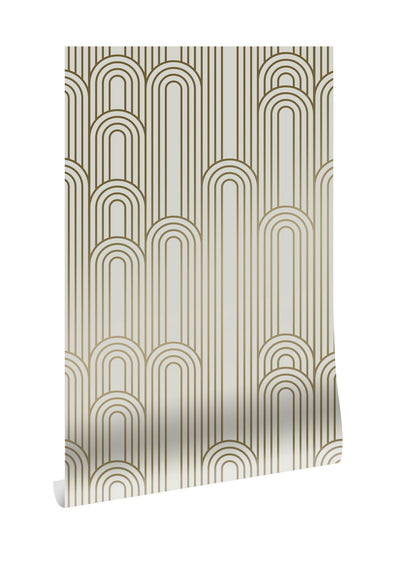 product image for Golden Lines Sand/Gold MW-088 Wallpaper by Kek Amsterdam 88