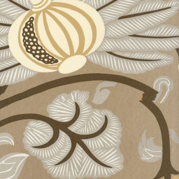 media image for Maharani Wallpaper in Tan and Neutrals from the Sariskar Collection by Osborne & Little 220