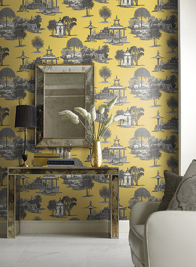 product image for Mandarin Dream Wallpaper by Ashford House for York Wallcoverings 24