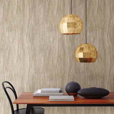 product image for Meteor Distressed Texture Wallpaper in Gold from the Polished Collection by Brewster Home Fashions 9